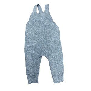 NEW Little Wedgies Earth Blue Farmer Romper 6-12 months